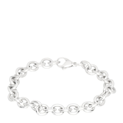 Tiffany Sterling Silver Round Chain Link Bracelet 1 of 4