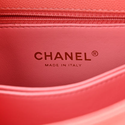 Chanel Caviar Quilted Mini Coco Handle Flap Pink 5 of 10