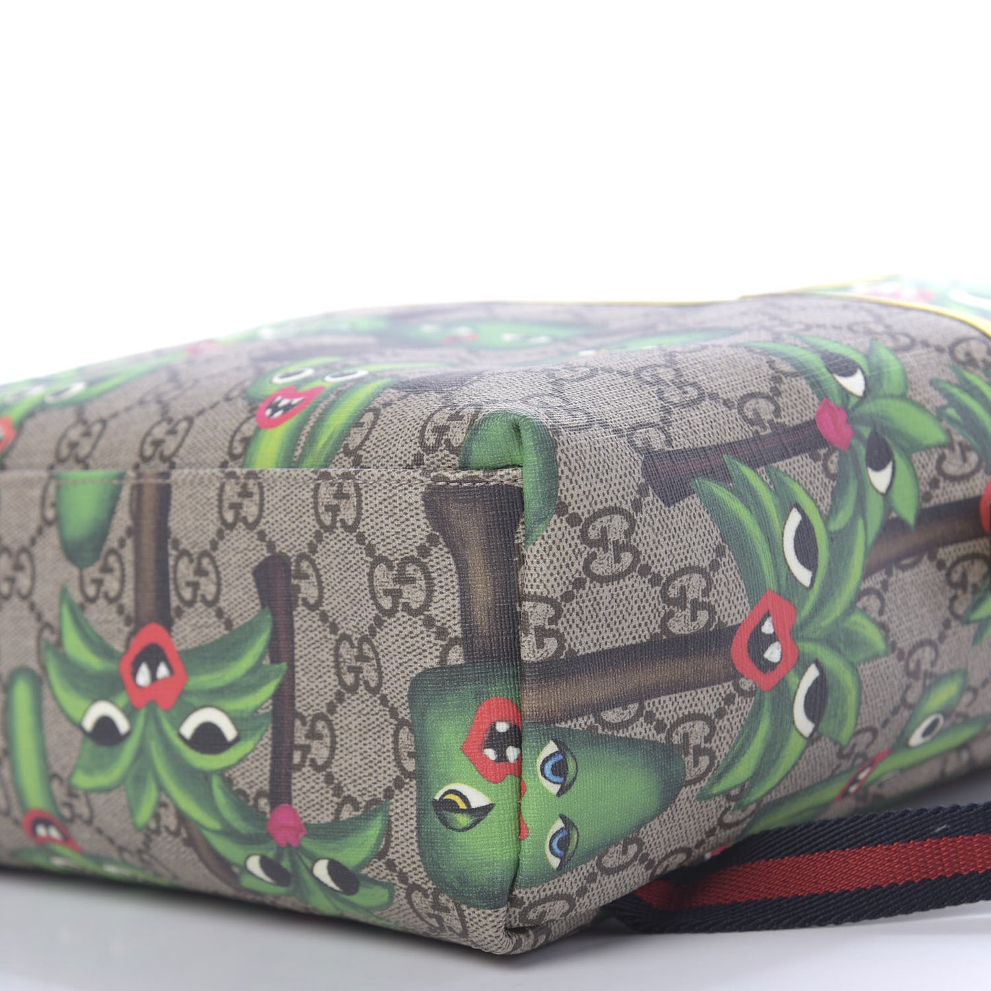 GG Supreme Monogram Smiling Plants Childrens Backpack