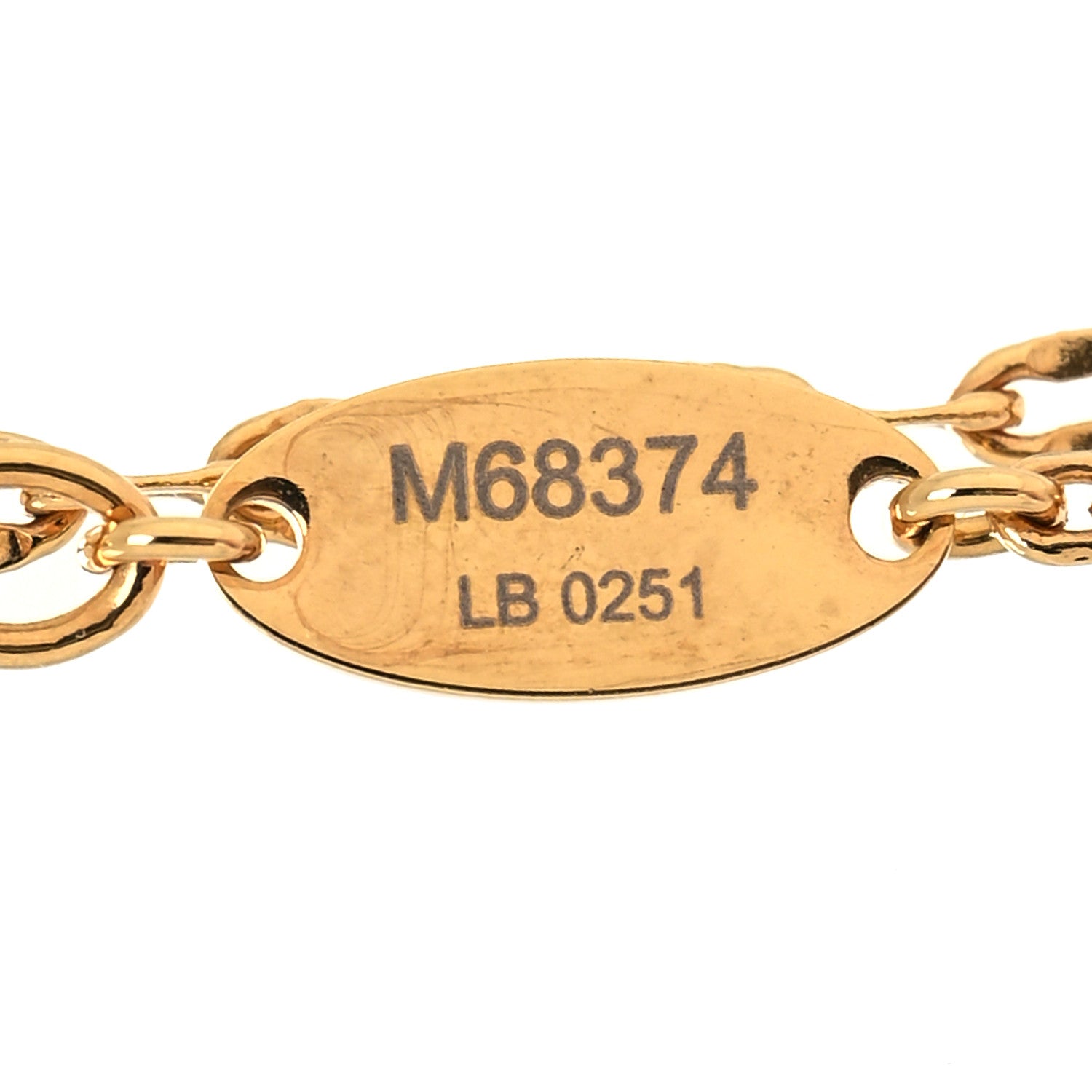 Louis Vuitton Metal Blooming Strass Necklace Gold 6 of 6