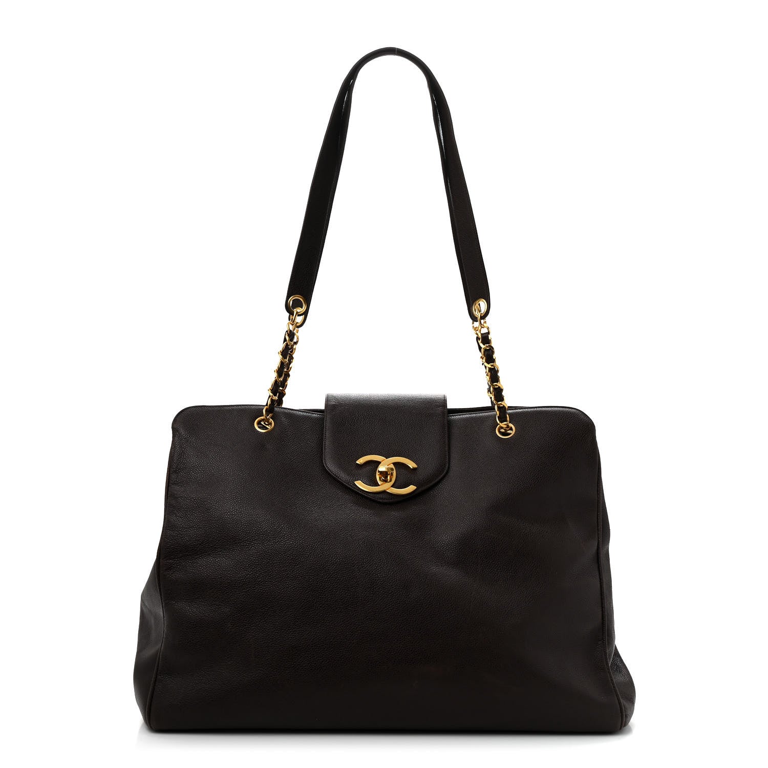 Chanel Caviar XL Weekender Bag Brown 1 of 18