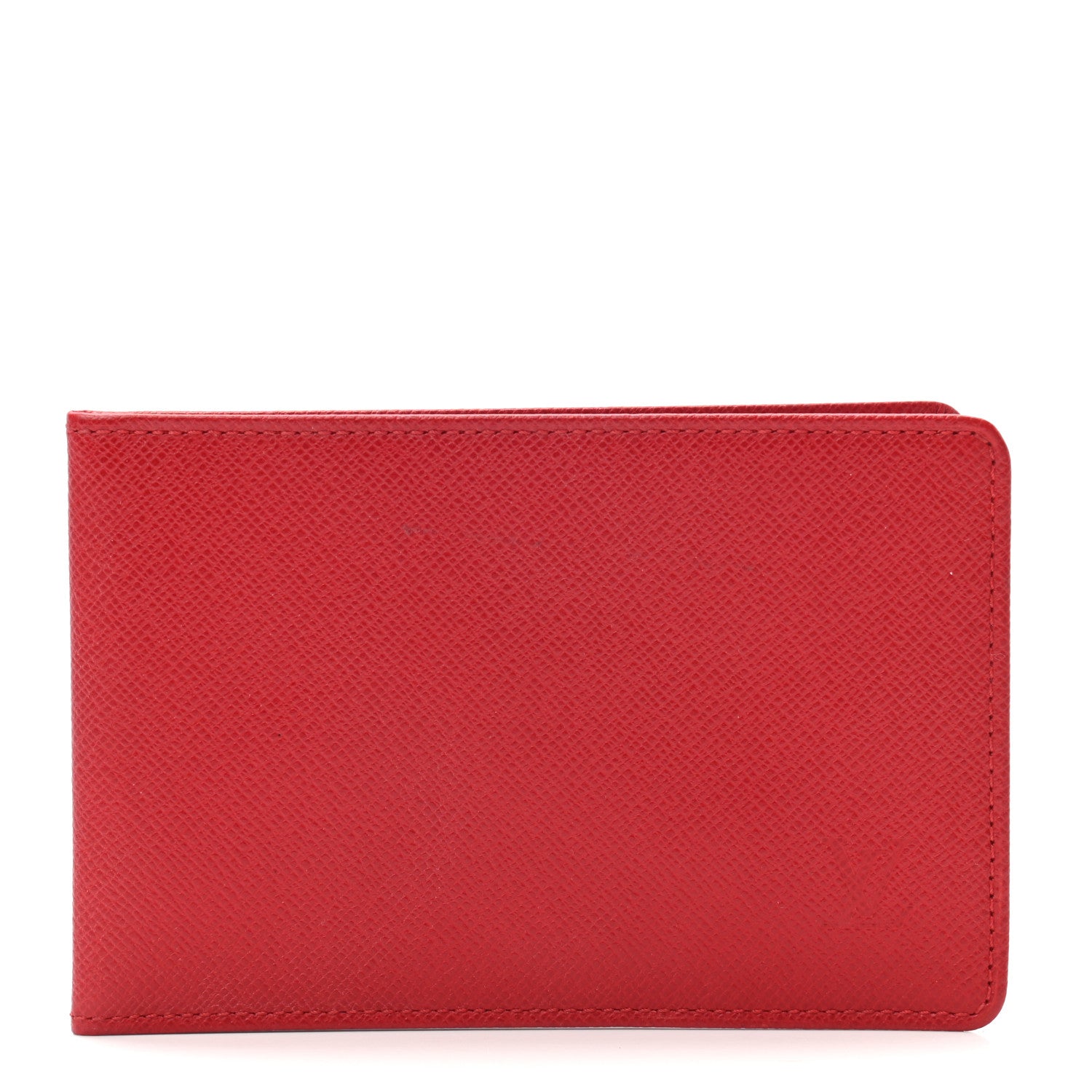 Louis Vuitton Taiga ID Card Holder Wallet Rouge 1 of 8