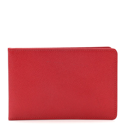 Louis Vuitton Taiga ID Card Holder Wallet Rouge 1 of 8