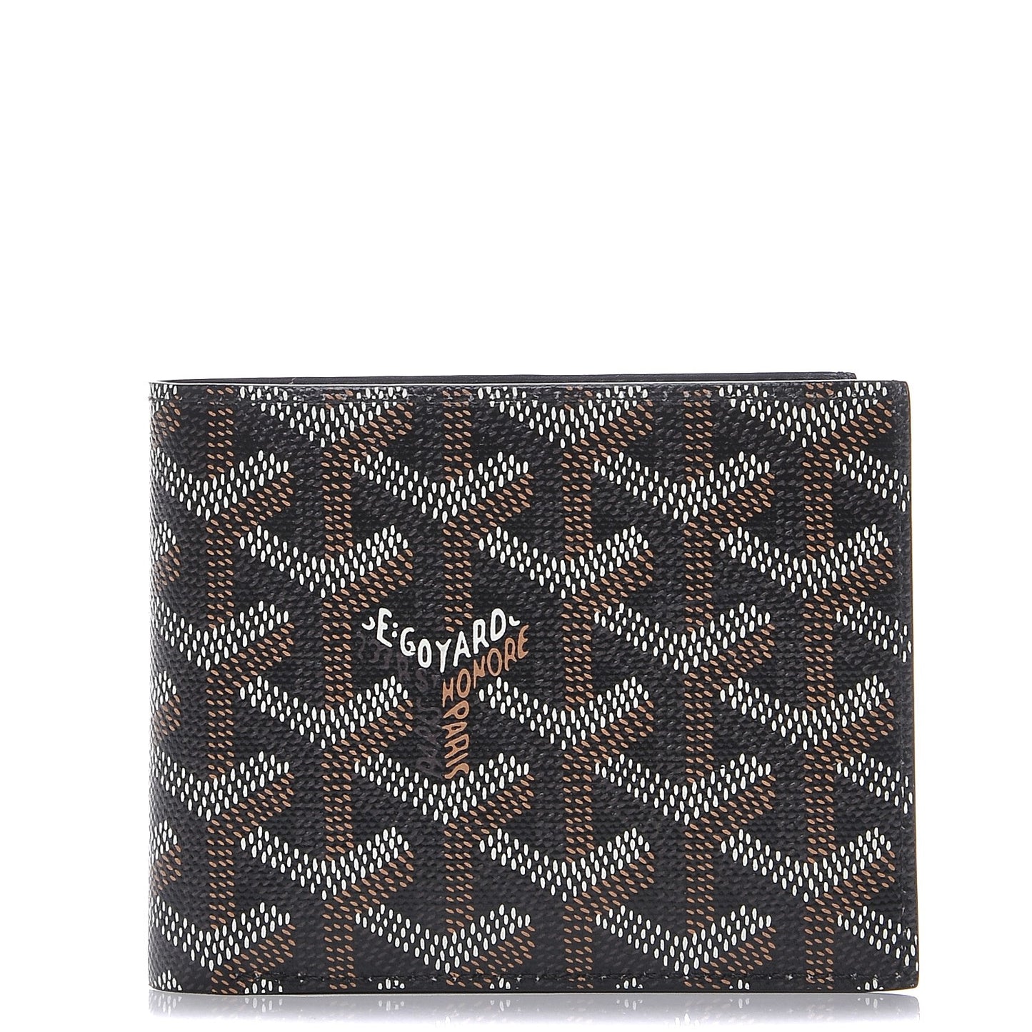 Goyardine Bi-Fold Victoire PM Wallet Black