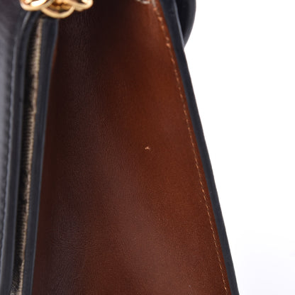 Gucci GG Supreme Monogram Calfskin Medium Padlock Shoulder Bag Beige Black Cuir 13 of 20