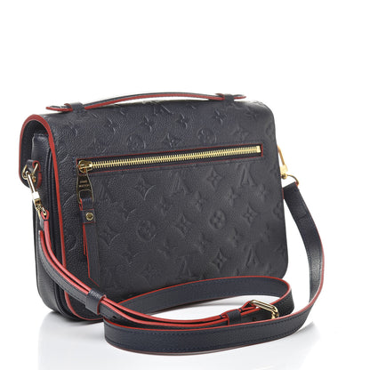 Louis Vuitton Empreinte Pochette Metis Marine Rouge 3 of 11