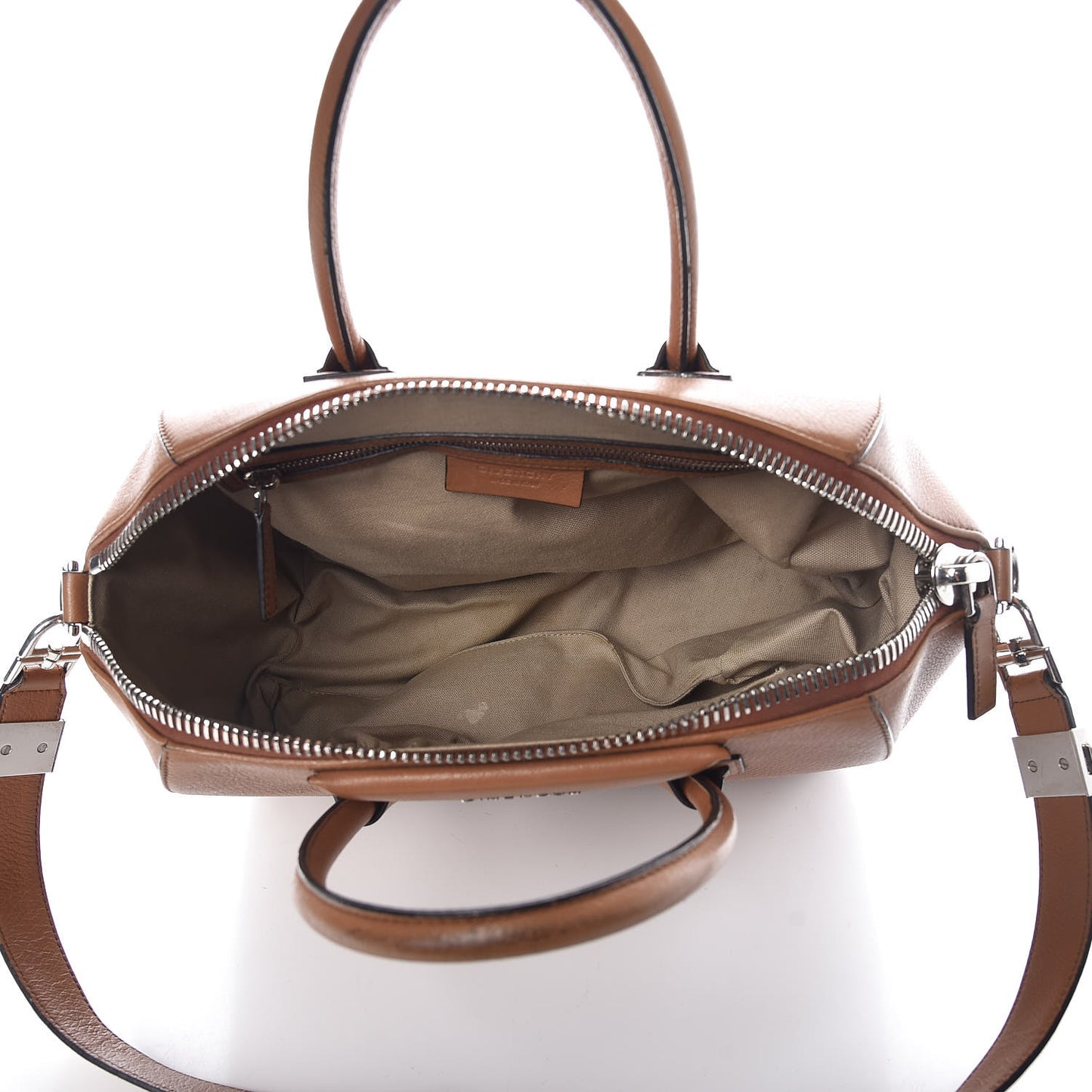 Sugar Goatskin Medium Antigona Caramel