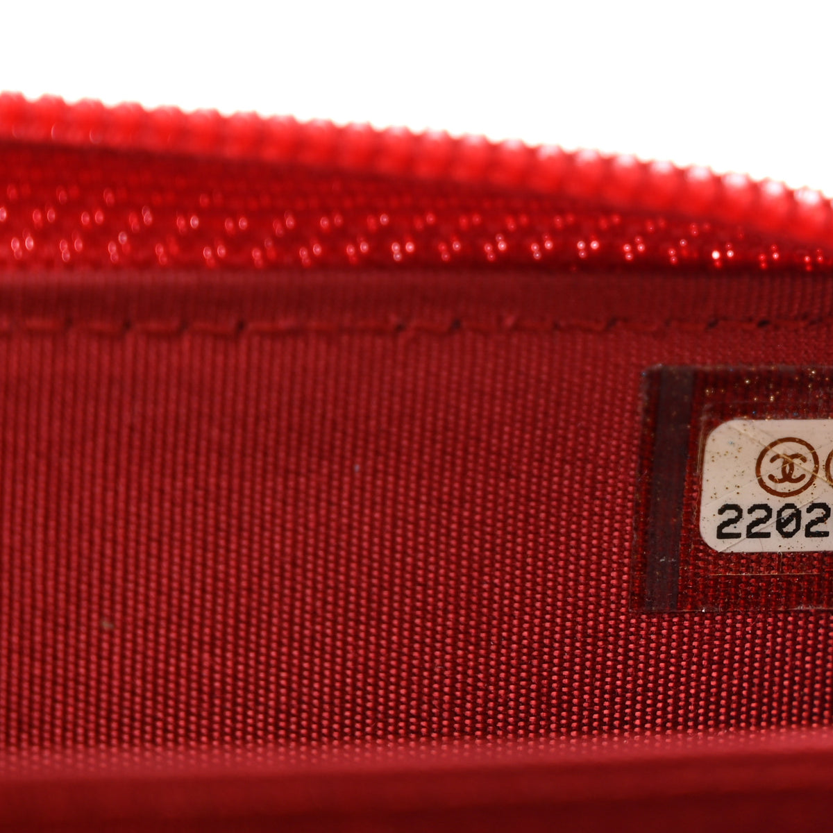 Caviar Timeless CC Zip Around Coin Purse Red