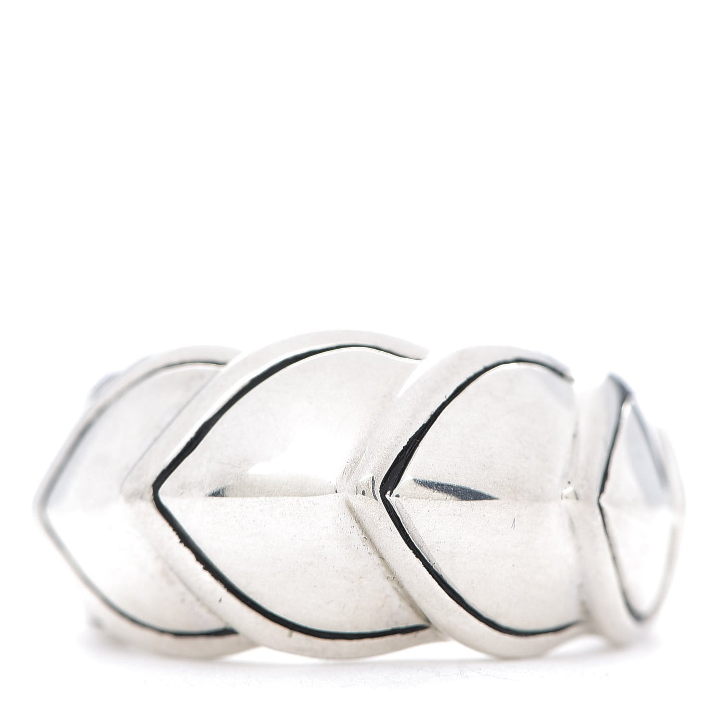 Sterling Silver Legends Naga Band Ring 55 7
