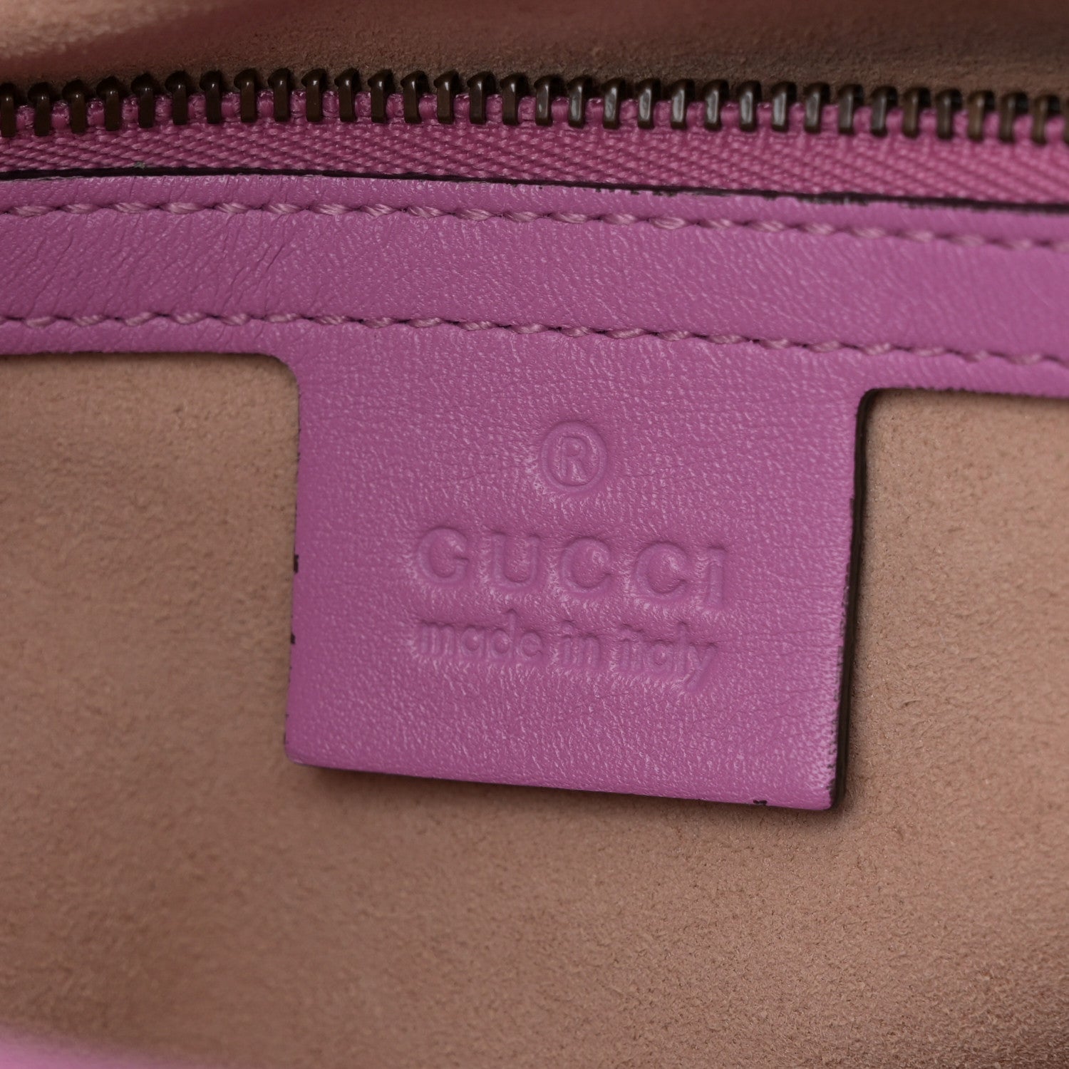Gucci Calfskin Matelasse Small GG Marmont Shoulder Bag Candy Mousse 6 of 11