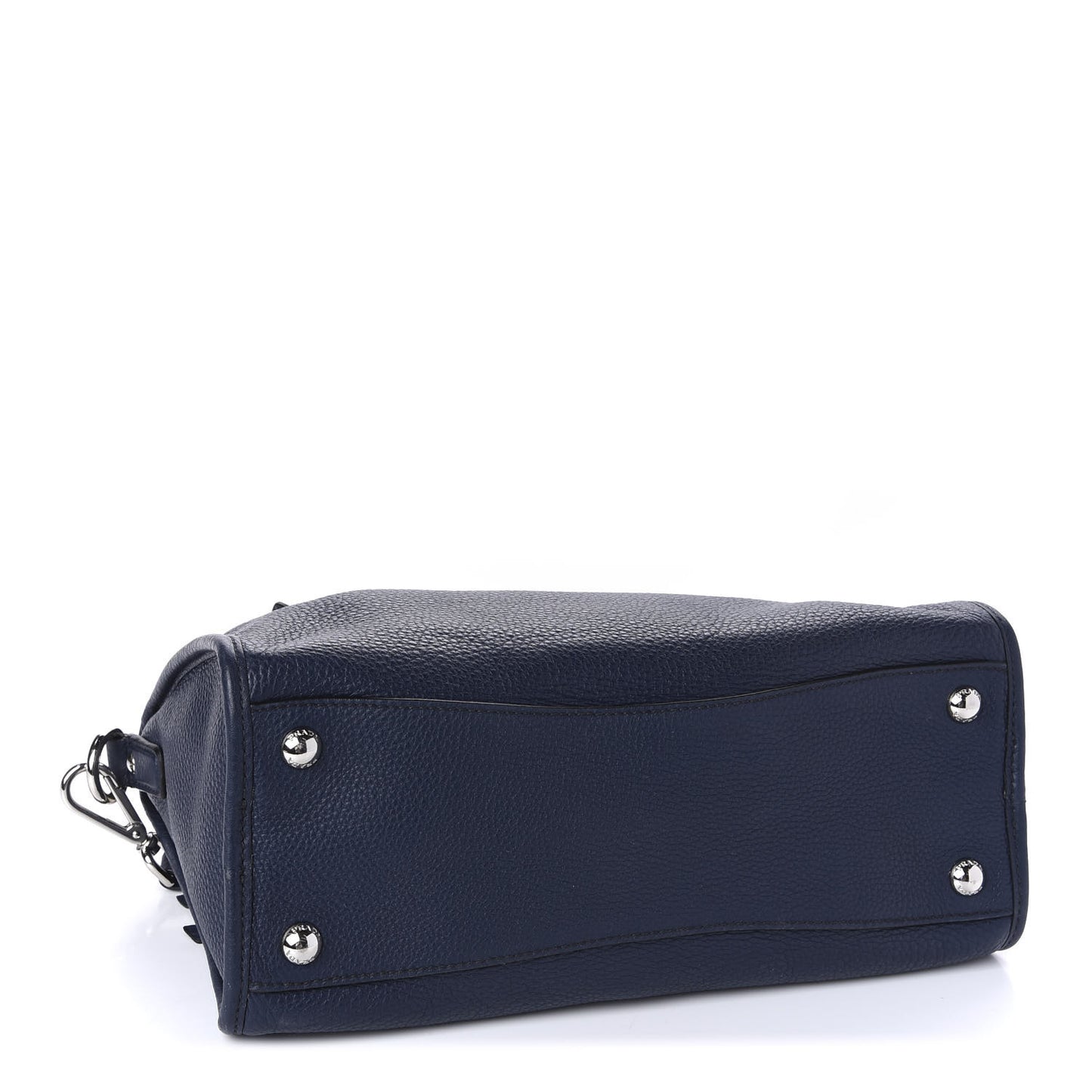 Vitello Daino Shopping Satchel Baltico