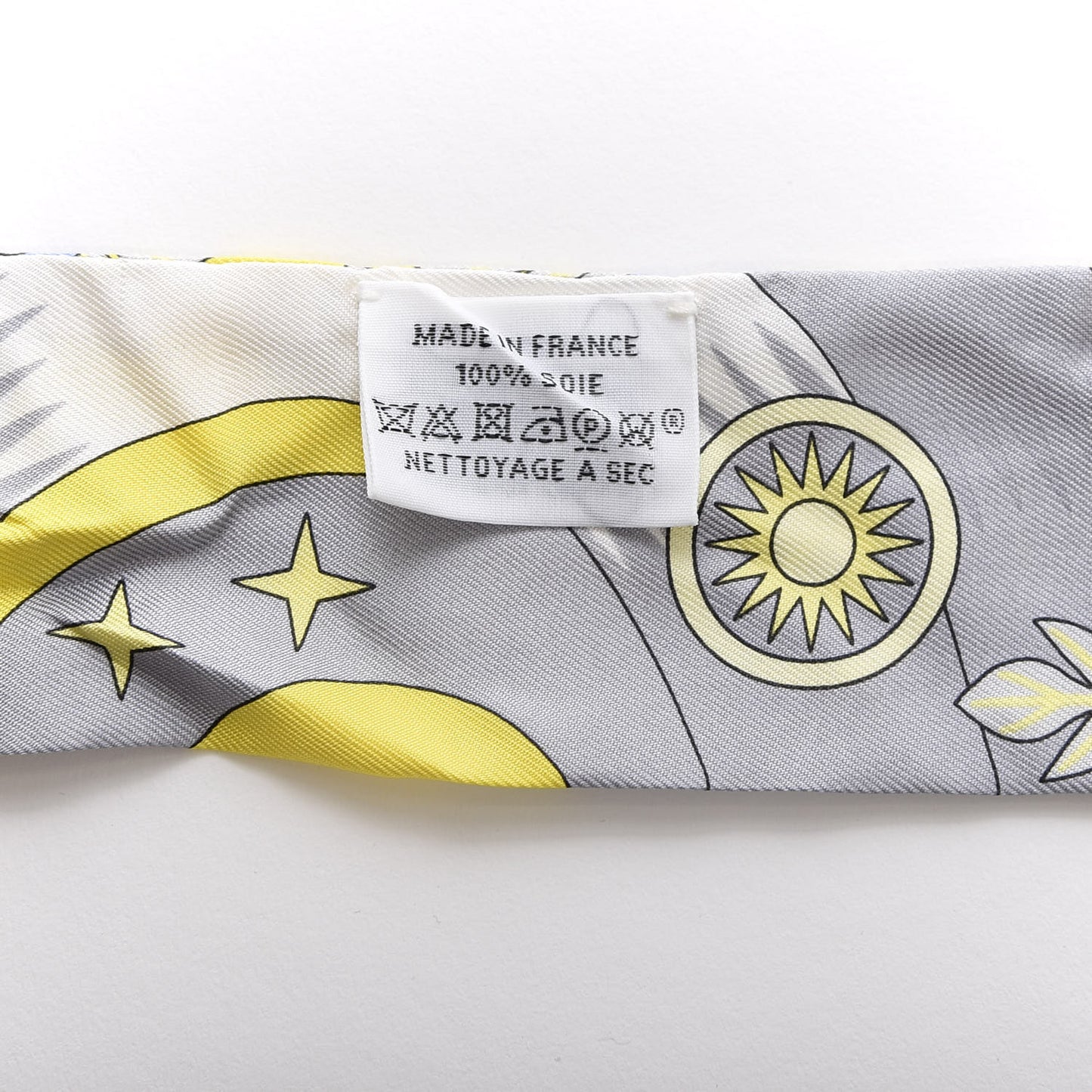 Silk La Source de Pegase Twilly Jaune Vif Gris Perle