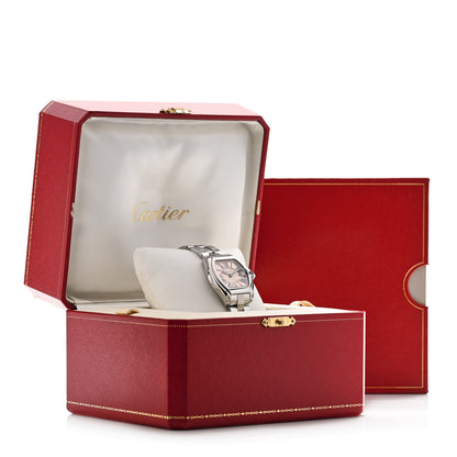 Cartier Stainless Steel 31mm Roadster Quartz Watch Pink 6 of 6