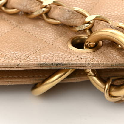 Chanel Caviar Quilted Grand Shopping Tote GTT Beige 13 of 13