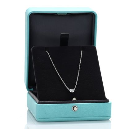 Tiffany Platinum Diamond .40ct Elsa Peretti Diamonds by the Yard Pendant Necklace 5 of 5