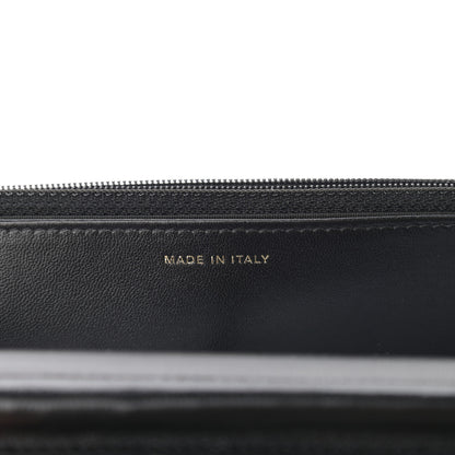 Chanel Lambskin Quilted CC Wallet On Chain WOC Black 6 of 12
