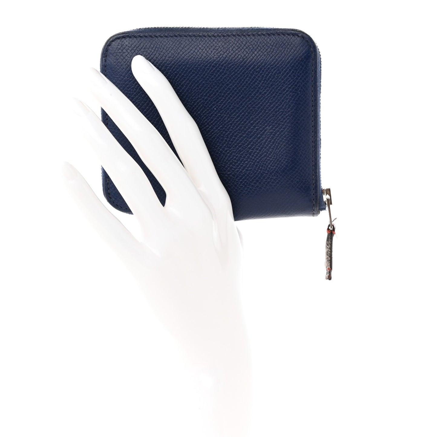 Epsom Silk'In Compact Wallet Bleu Saphir