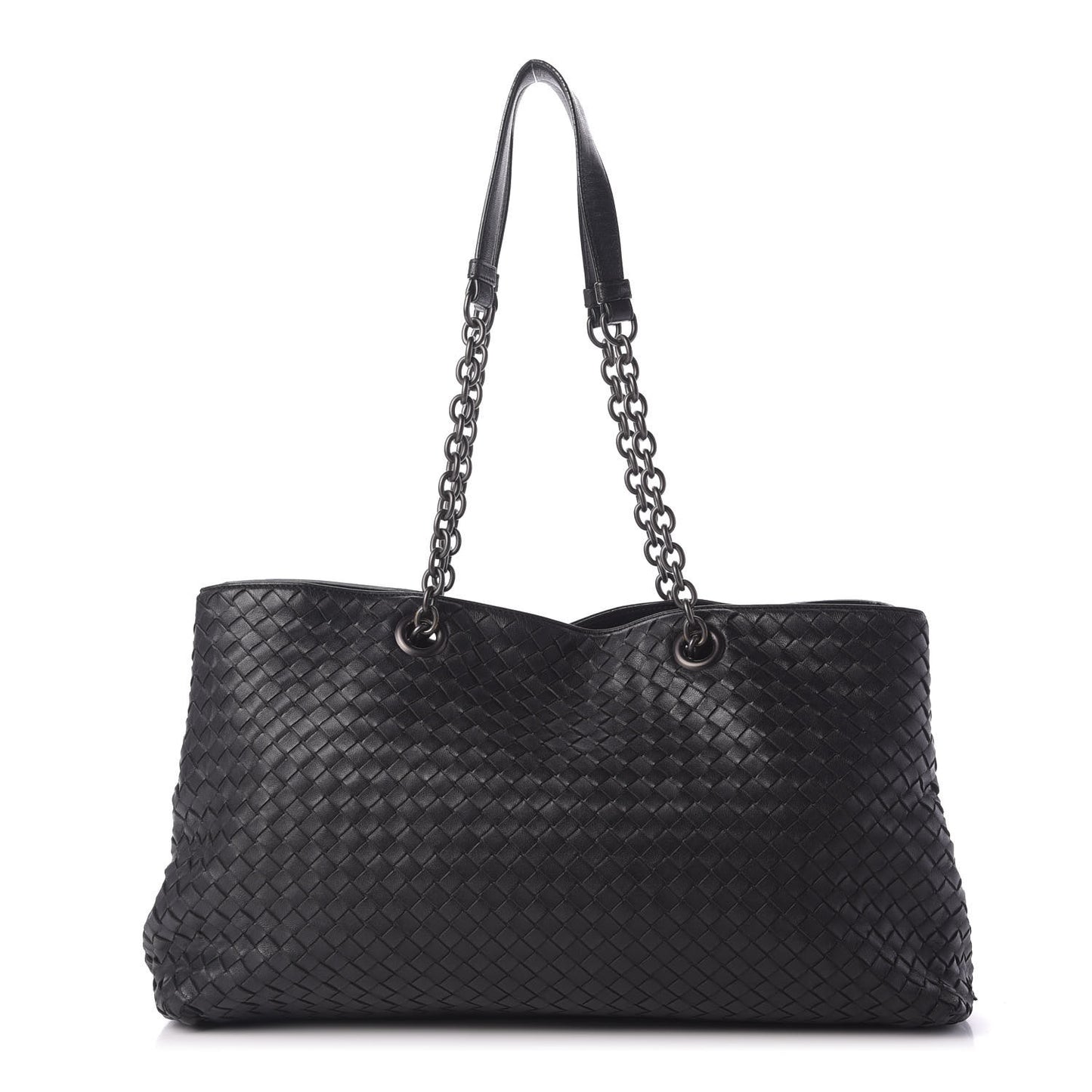 Nappa Intrecciato Large Tote Black