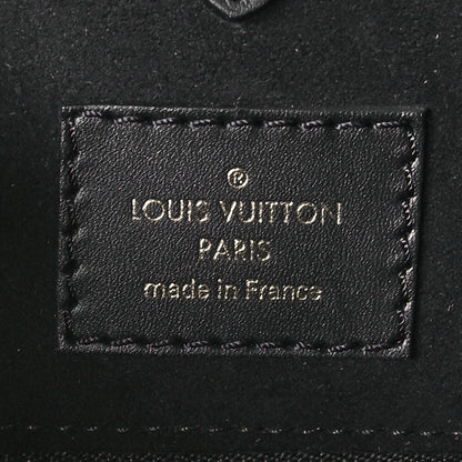 Louis Vuitton Calfskin Monogram Fold Tote PM Cream Khaki Black 6 of 9