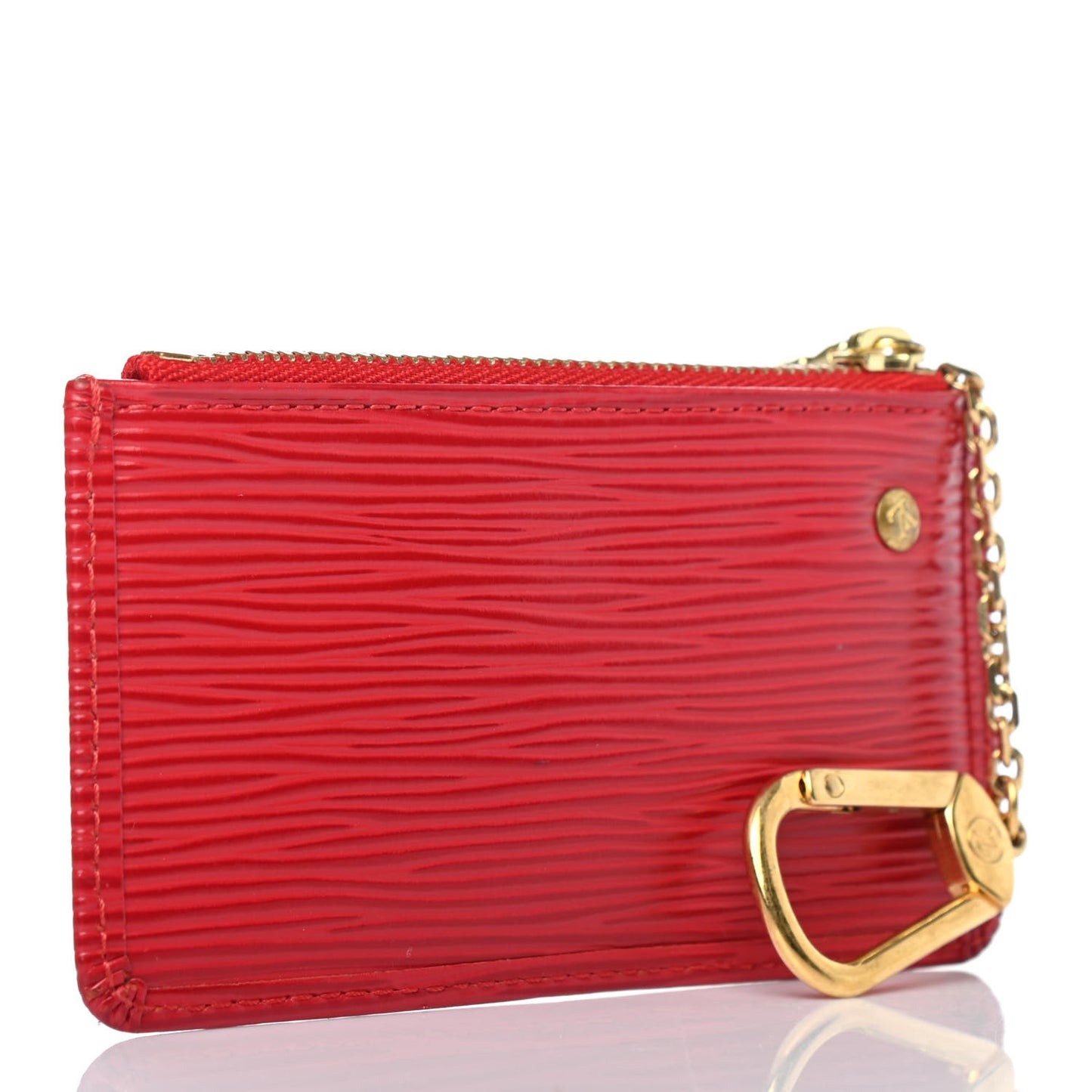 Epi Key Pouch Castillan Red