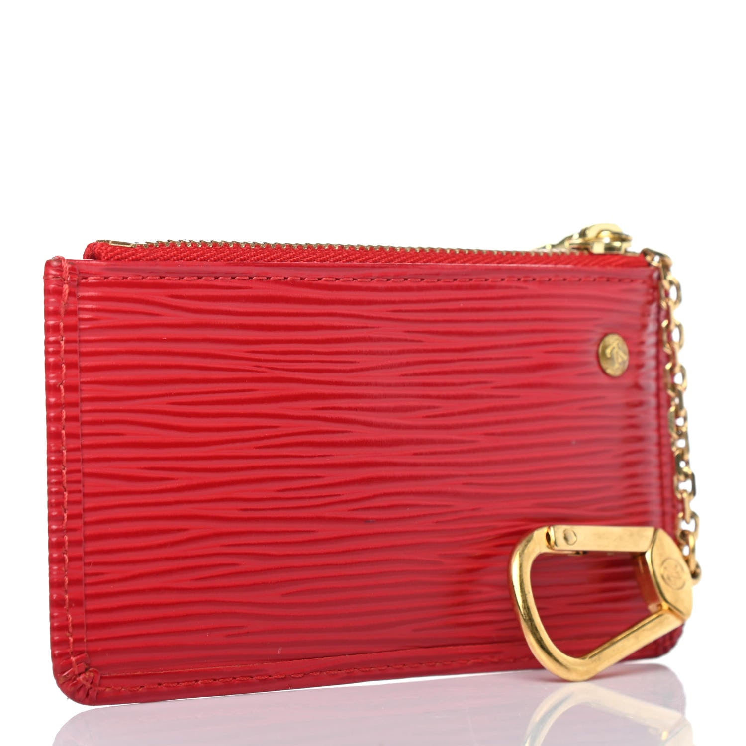 Louis Vuitton Epi Key Pouch Castillan Red 2 of 4