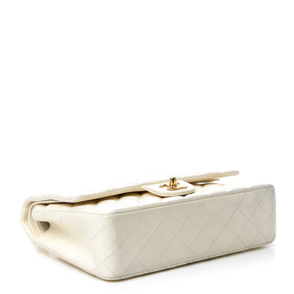 Chanel Lambskin Quilted Medium Double Flap White 4 of 25