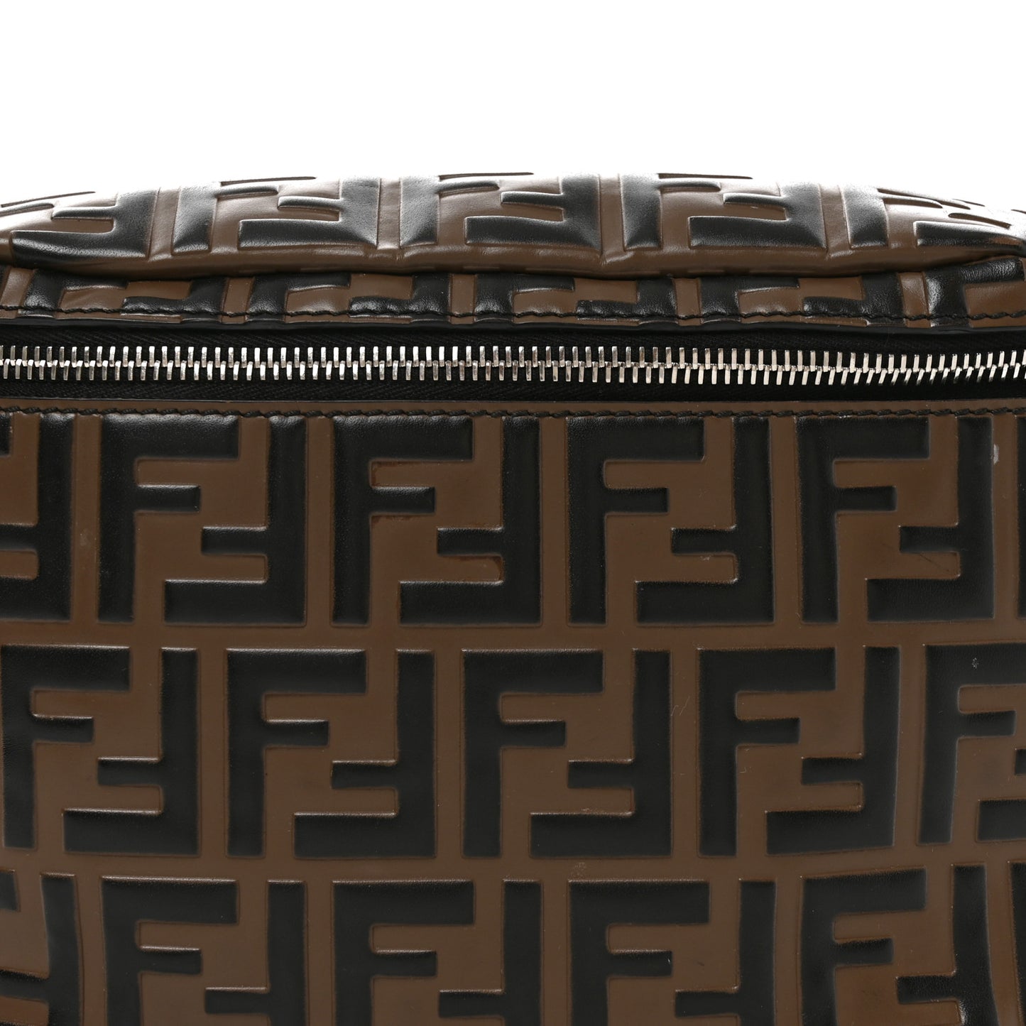Vitello Century Bi-Color FF 1974 Embossed Belt Bag Maya Black