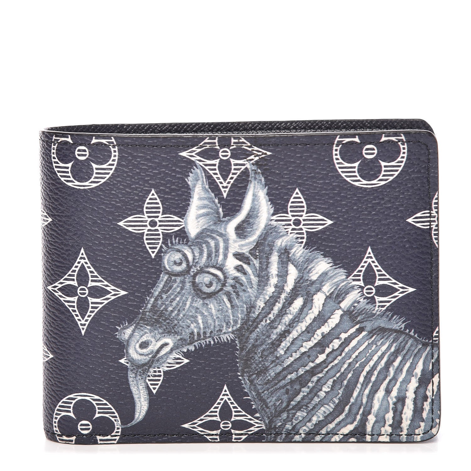 Louis Vuitton Savane Monogram Chapman Multiple Wallet Ink 1 of 7
