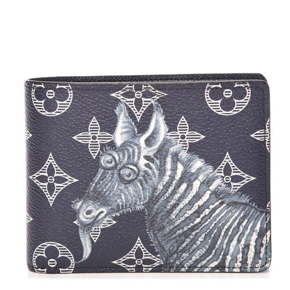 Louis Vuitton Savane Monogram Chapman Multiple Wallet Ink 1 of 7
