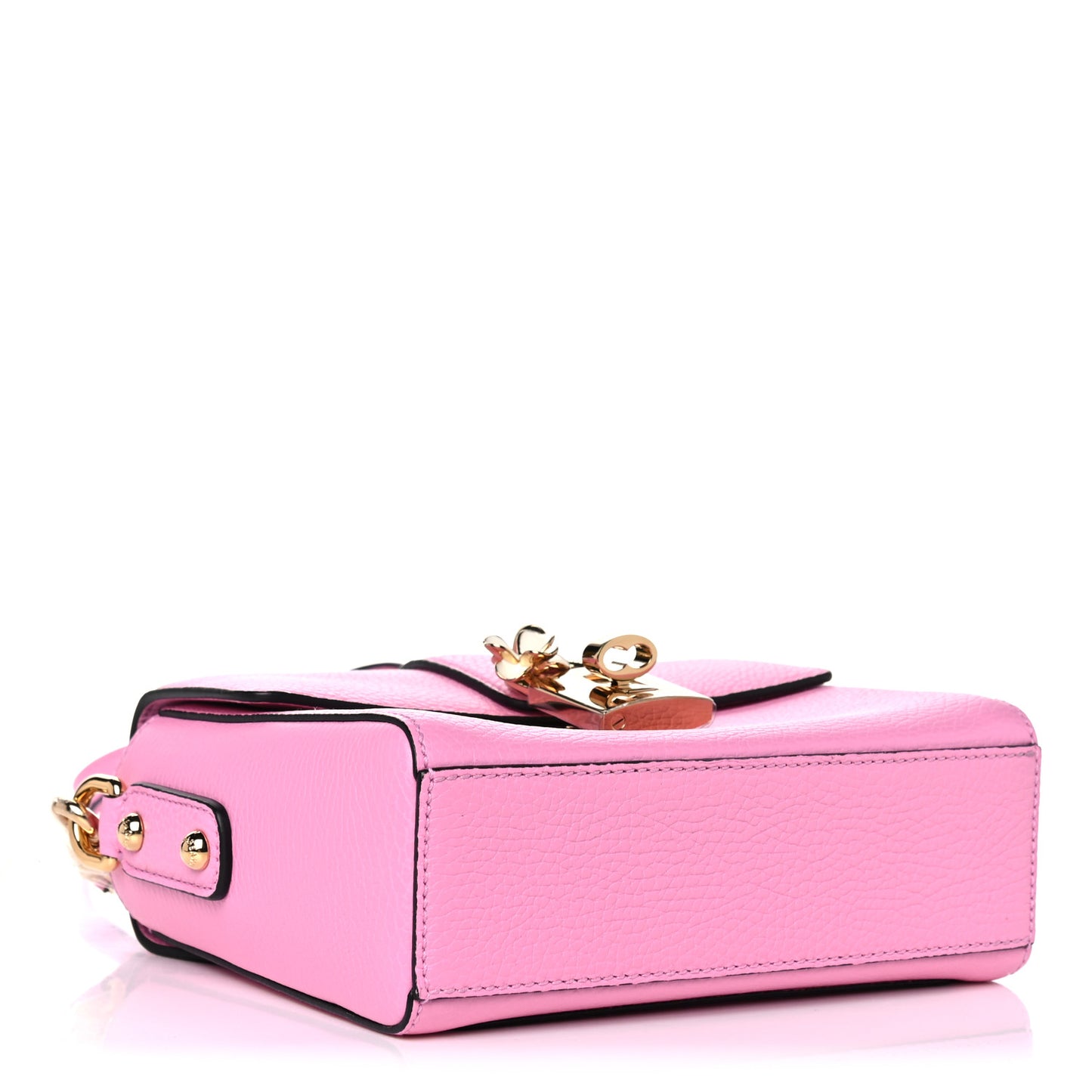 Calfskin Miss Bonita Top Handle Bag Rosa Chiaro