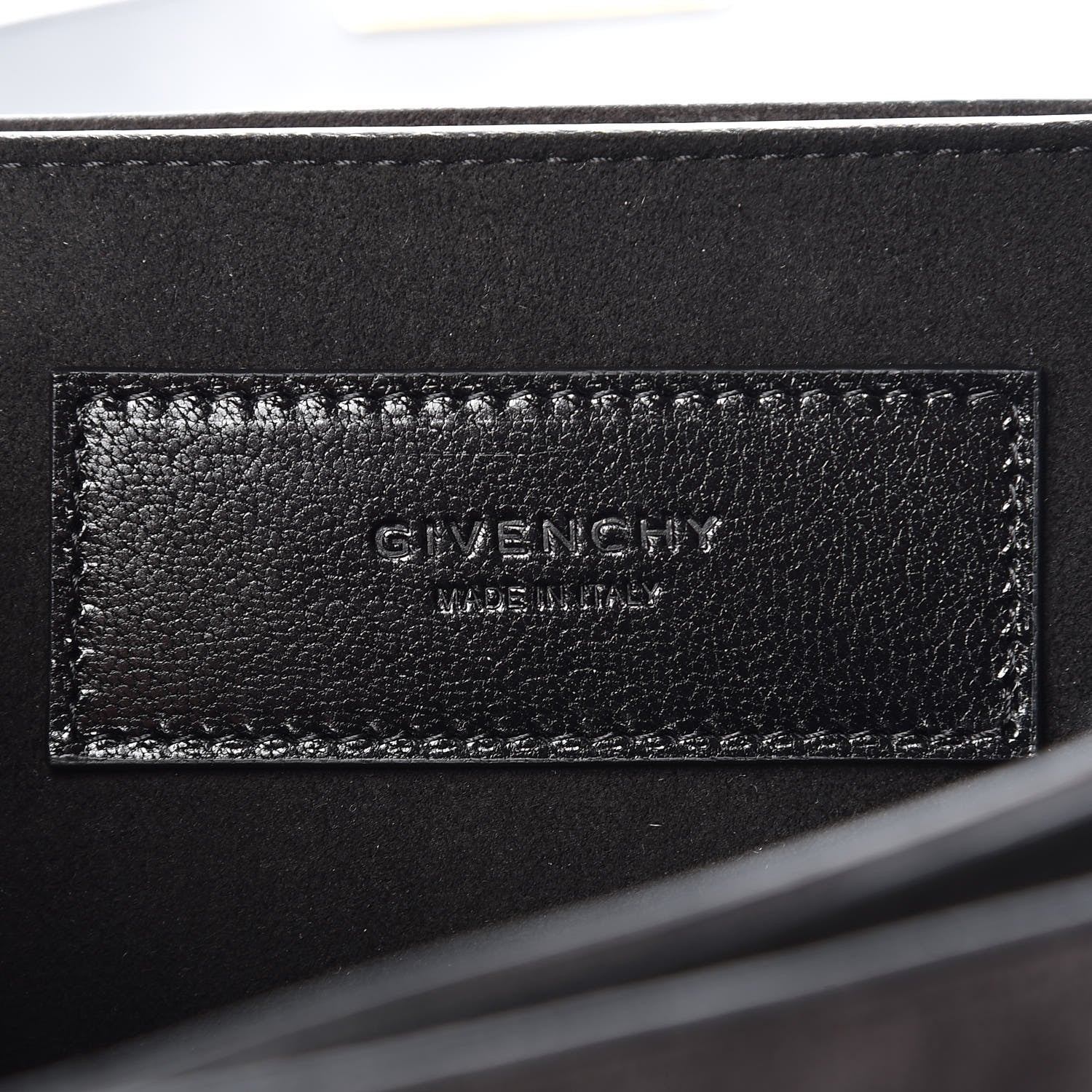 Givenchy Calfskin Suede Medium GV3 Flap Black 7 of 9