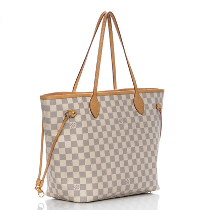 Louis Vuitton Damier Azur Neo Neverfull MM Rose Ballerine 3 of 6