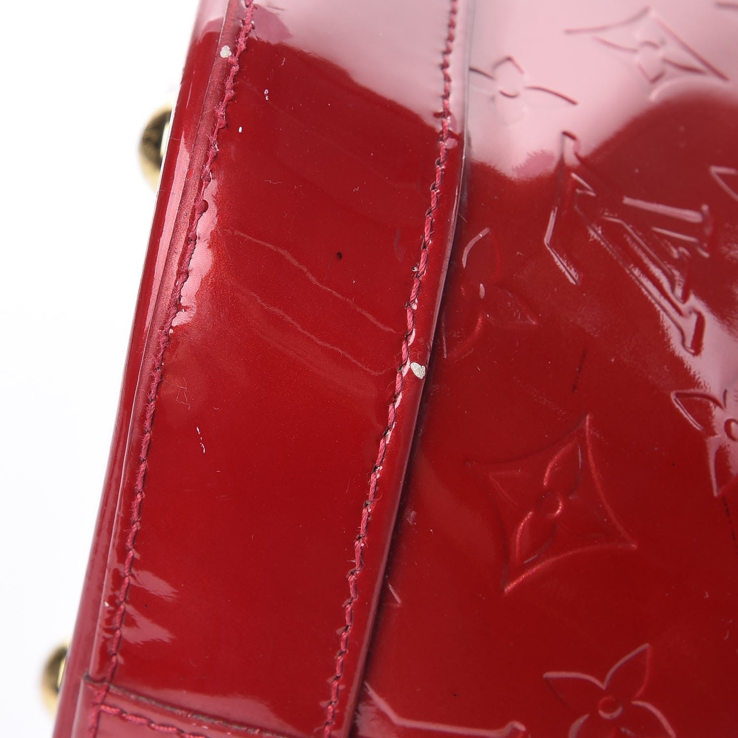 Louis Vuitton Vernis Alma GM Pomme D'Amour 17 of 17