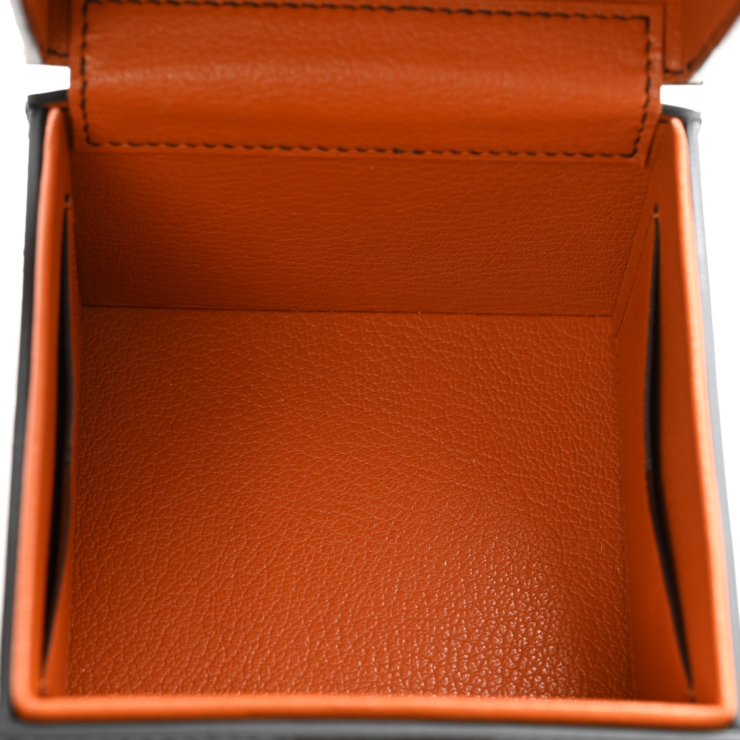 Calfskin Mini Vanity Case Clutch Black