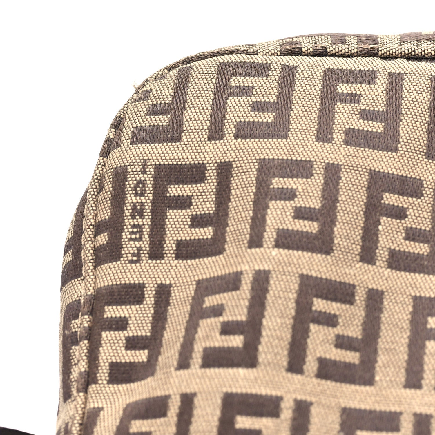 Fendi Zucchino Baguette Toro Mogano Panna 10 of 10