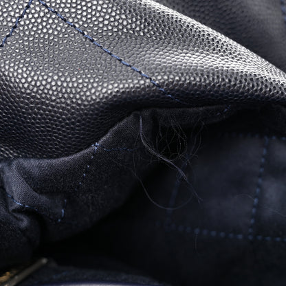 Chanel Shiny Caviar Quilted Small Chanel 22 Dark Blue 11 of 11