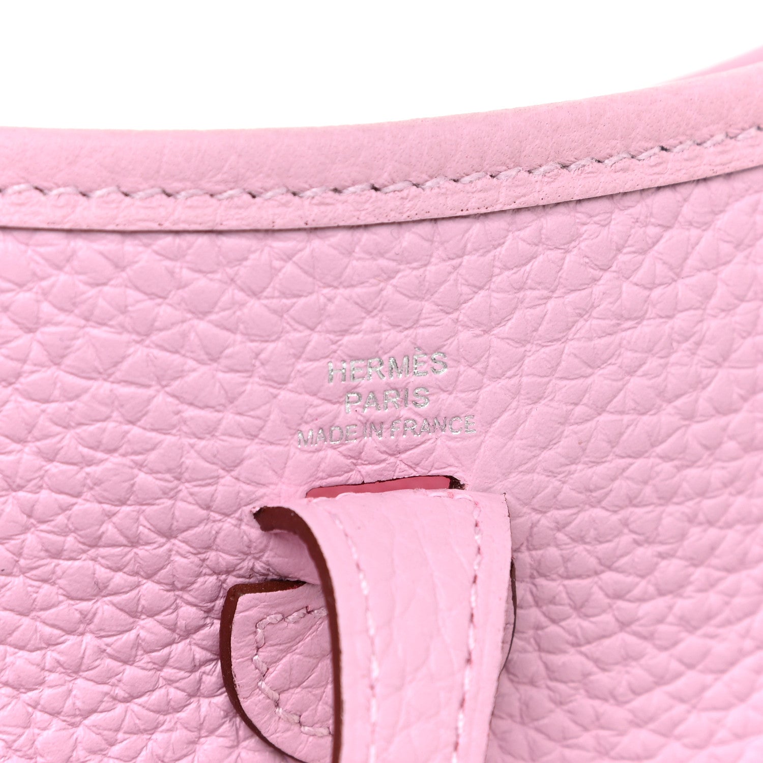 Hermes Taurillon Clemence Evelyne TPM Mauve Sylvestre 6 of 11