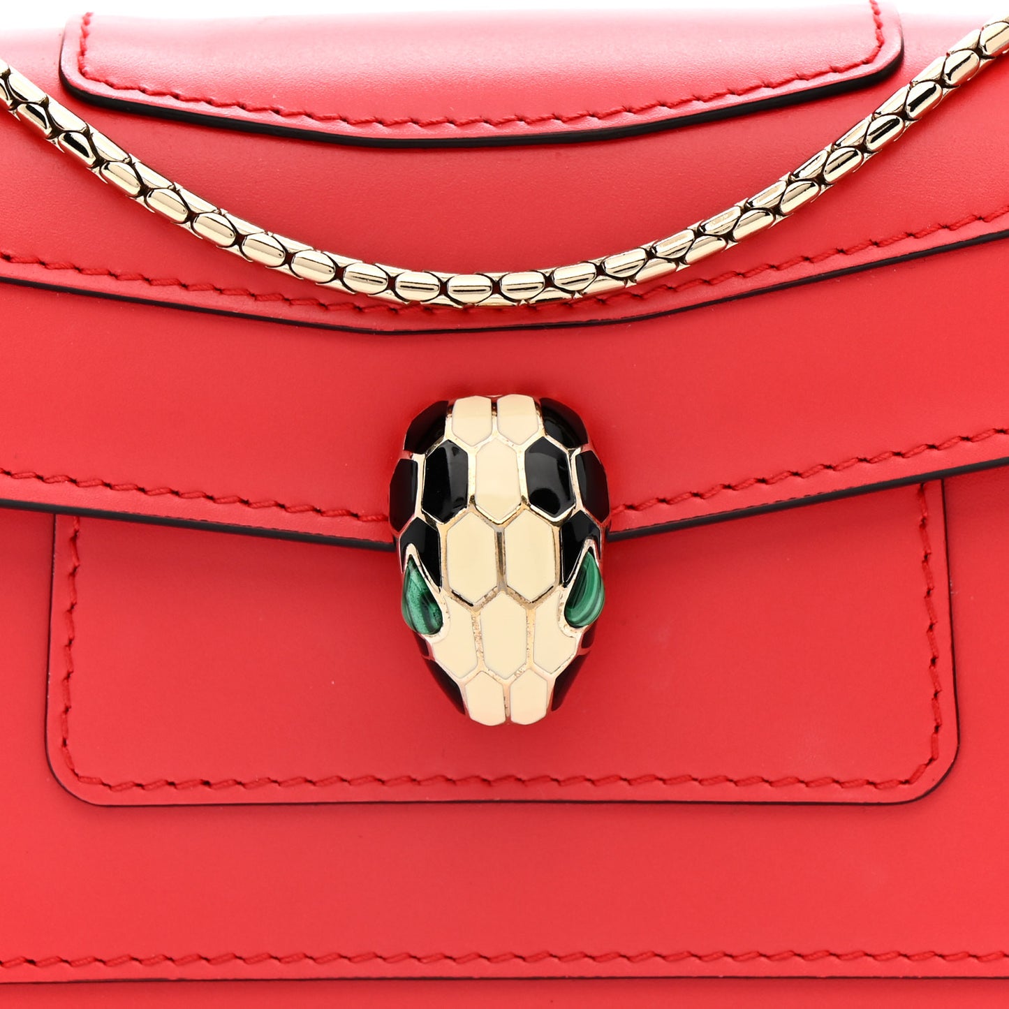 Calfskin Serpenti Forever Crossbody Bag Red