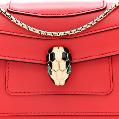 Bulgari Calfskin Serpenti Forever Crossbody Bag Red 7 of 12