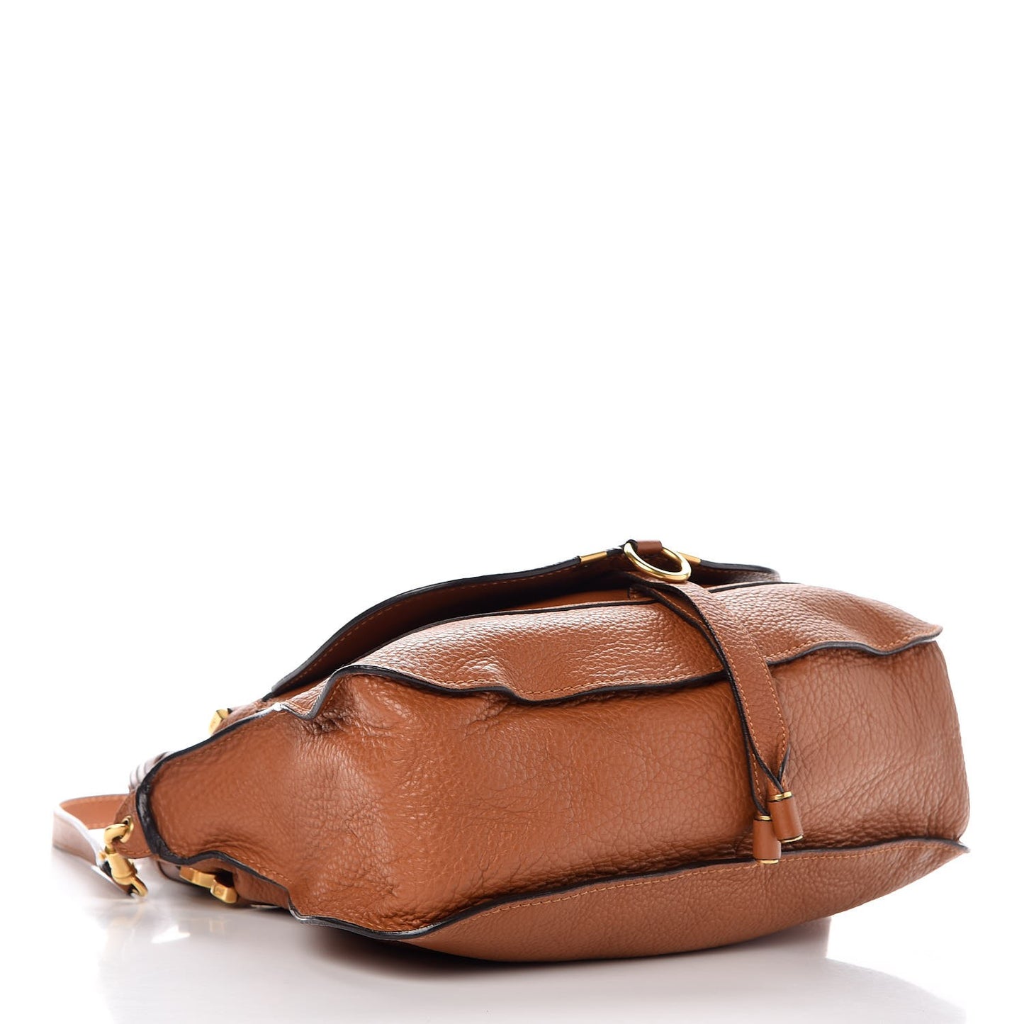 Calfskin Medium Marcie Satchel Tan