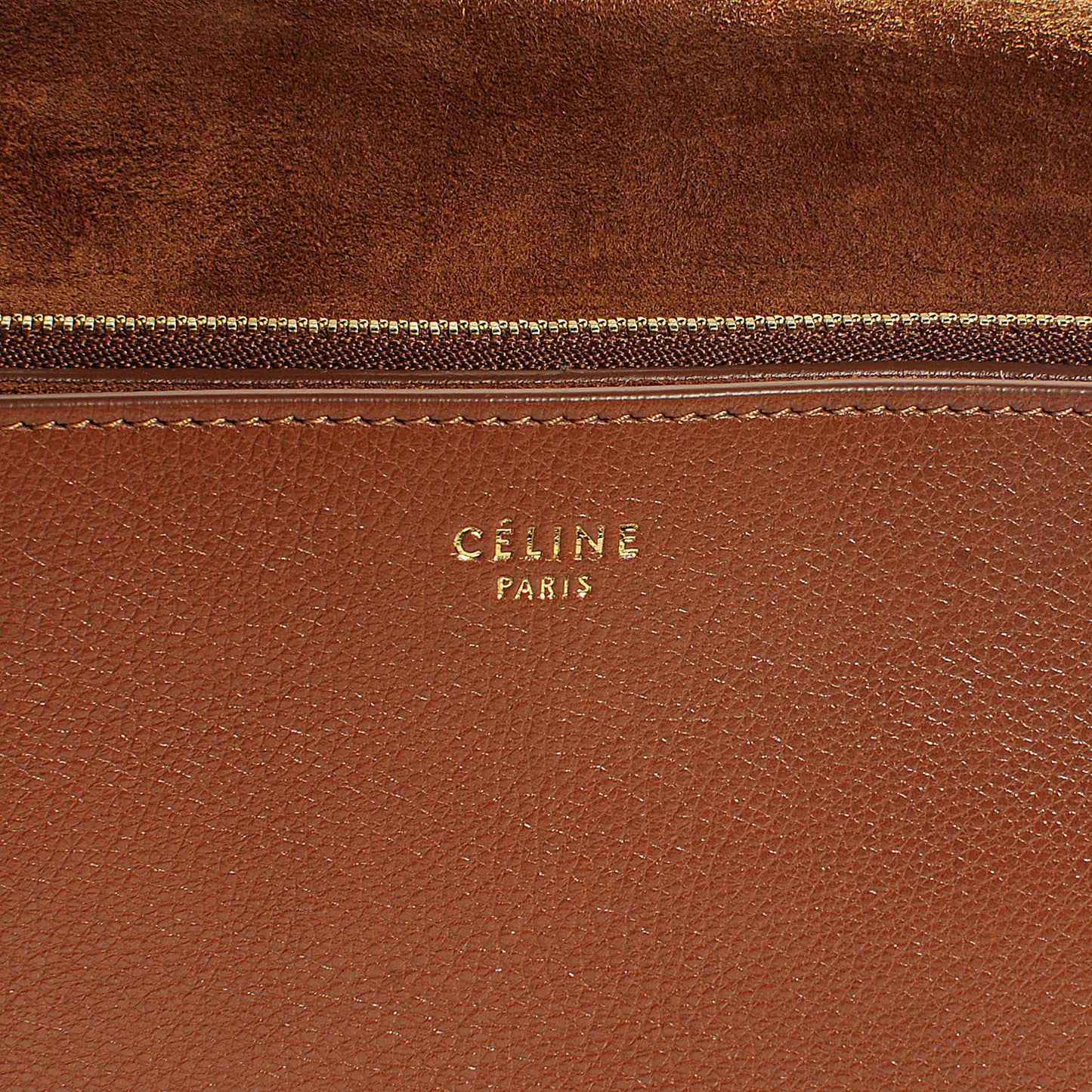 Calfskin Blade Flap Caramel