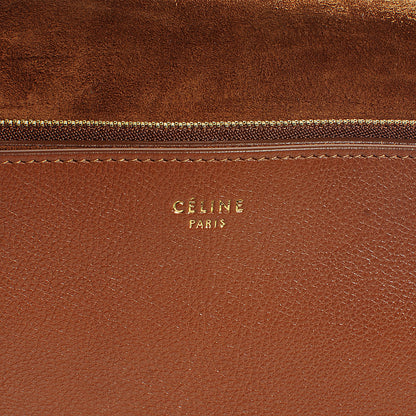 Celine Calfskin Blade Flap Caramel 6 of 8