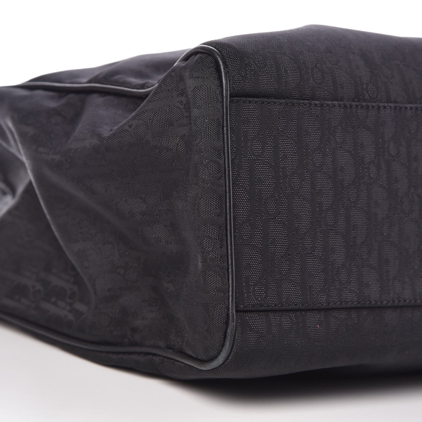 Nylon Monogram Lovely Shopping Tote Black