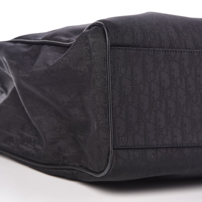 Christian Dior Nylon Monogram Lovely Shopping Tote Black 5 of 11