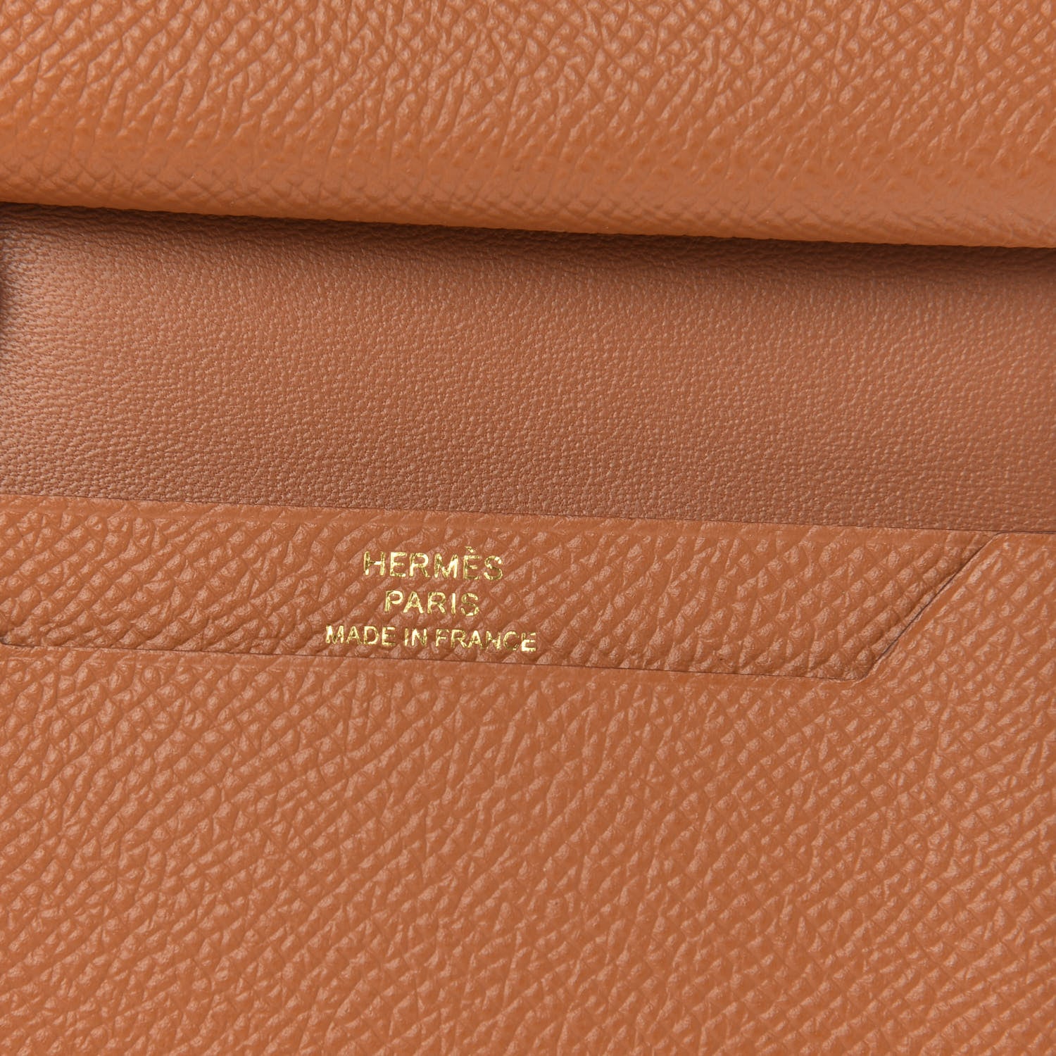 Hermes Epsom Mini Bearn Wallet Gold 6 of 8