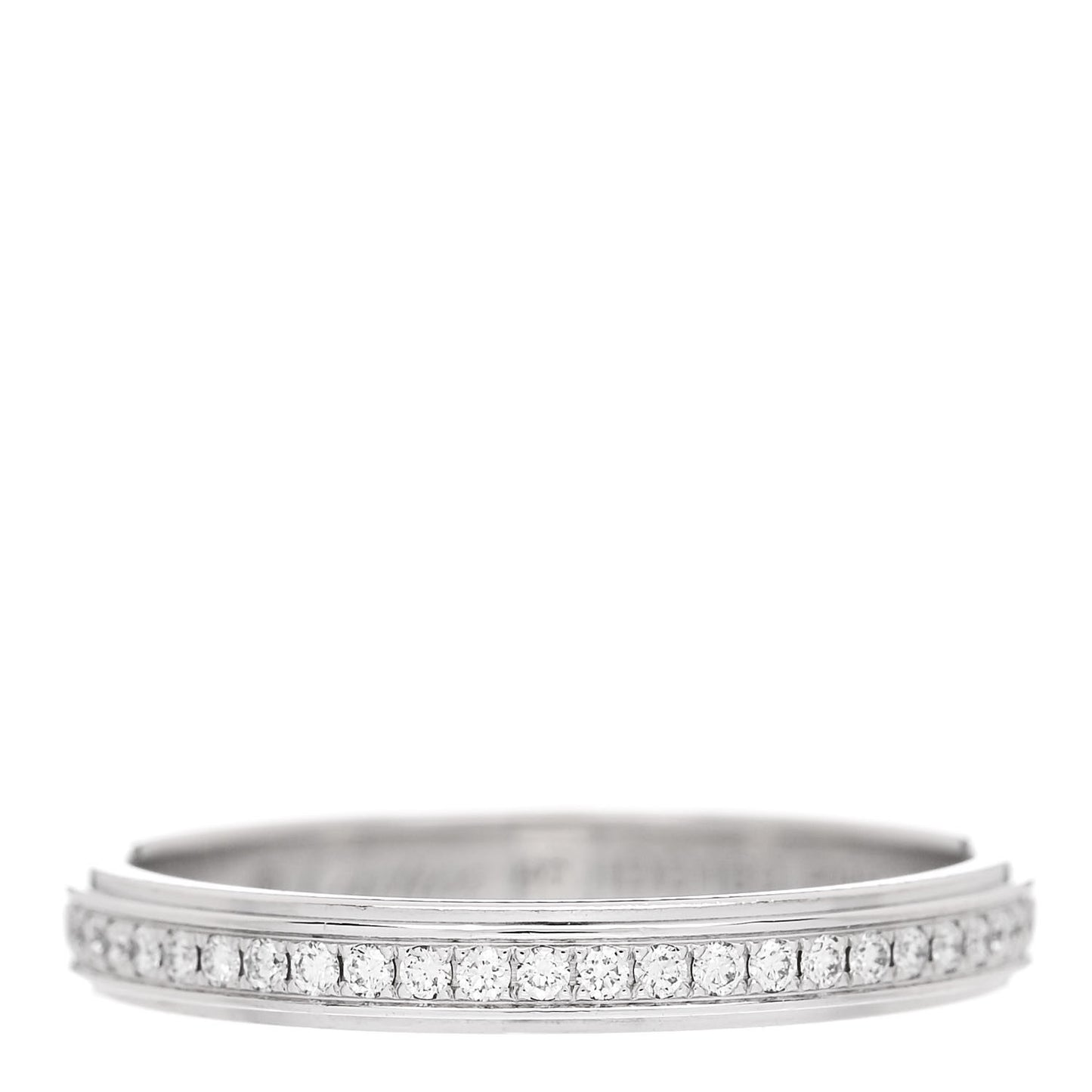 Platinum Diamond 2.3mm D'Amour Wedding Band Ring 46 3.75