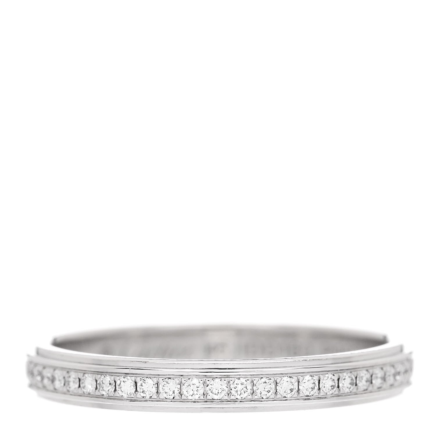 Cartier Platinum Diamond 2.3mm D'Amour Wedding Band Ring 46 3.75 1 of 4