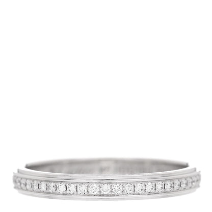 Cartier Platinum Diamond 2.3mm D'Amour Wedding Band Ring 46 3.75 1 of 4