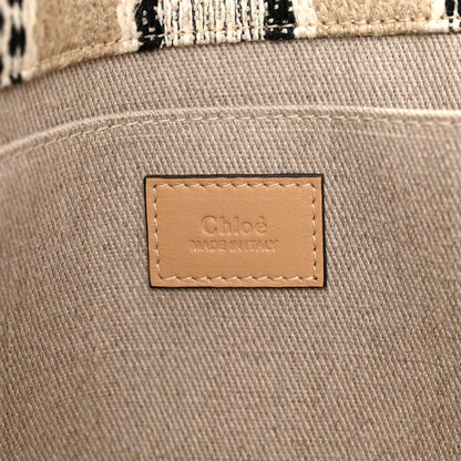 Chloe Knit Large Woody Ribbon Tote Nude 6 of 9