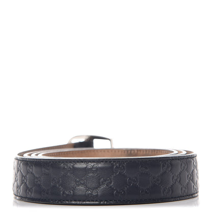 Gucci Guccissima Belt 115 46 Navy 3 of 9